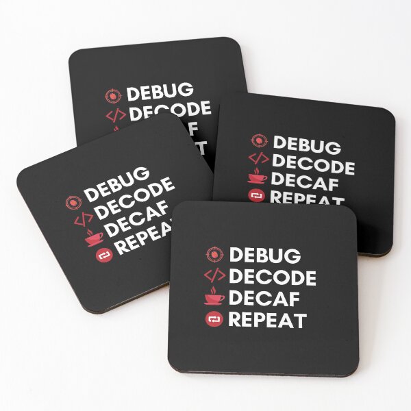 Item preview, Debug, decode, decaf repeat - find your thing designed and sold by Fortified.