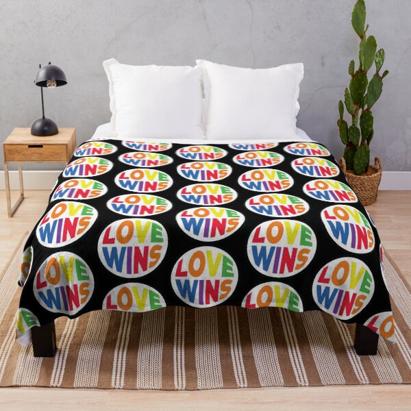 Item preview, Minimalist Love Wins Gay Pride Rainbow LGBTQ designed and sold by ARTsPlural.