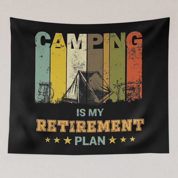 Item preview, Camping is My Retirement Plan - Camping and Trip Lover Gifts designed and sold by trendistic.