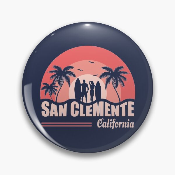 Item preview, San Clemente California Summer Surfing Design designed and sold by CynthiaGraphics.