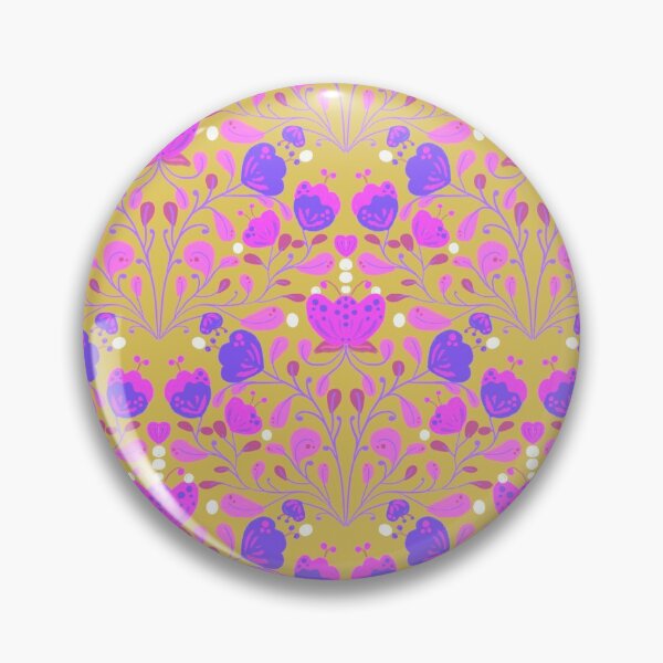 Item preview, Pink/ Violet Floral pattern design designed and sold by Flofloart.