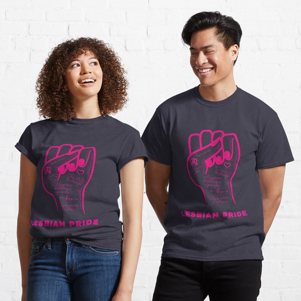 Lesbian Pride Fist Pump Essential T-Shirt for Sale by ShowMePride |  Redbubble