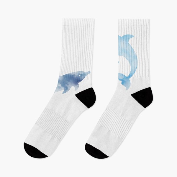 Item preview, Watercolor Sea Blue Dolphin Pack designed and sold by NechEmpire.