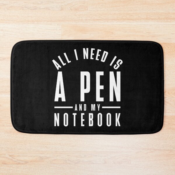 Item preview, All I Need Is A Pen And My Notebook Nerd Writer Lover designed and sold by Aleodor.