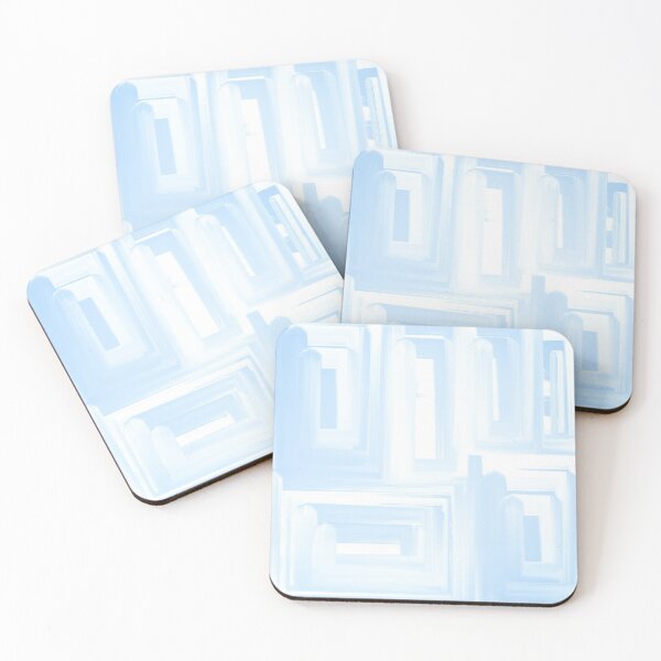 Item preview, Abstract cuboidal pattern blue version designed and sold by Park-eli.