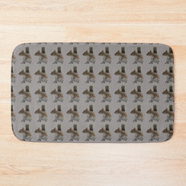 Item preview, Playful cute grey squirrel designed and sold by Zina Stromberg.