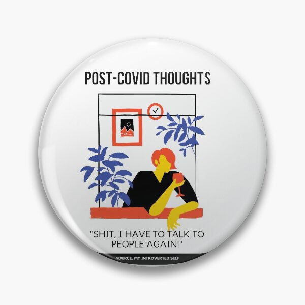 Item preview, Post-Covid Thoughts designed and sold by chntl-shop.