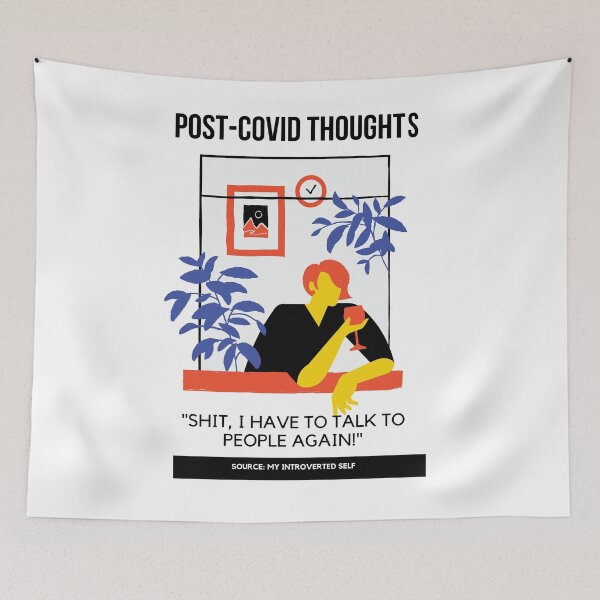 Item preview, Post-Covid Thoughts designed and sold by chntl-shop.