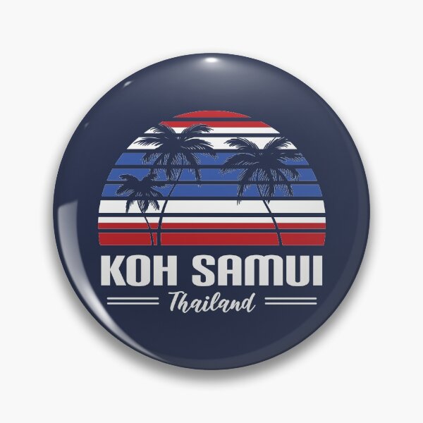 Item preview, Koh Samui Thailand Flag Summer Design designed and sold by CynthiaGraphics.