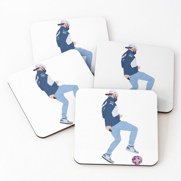 Item preview, Pierre Gasly for Alfa Tauri playing football designed and sold by royaldutchness.