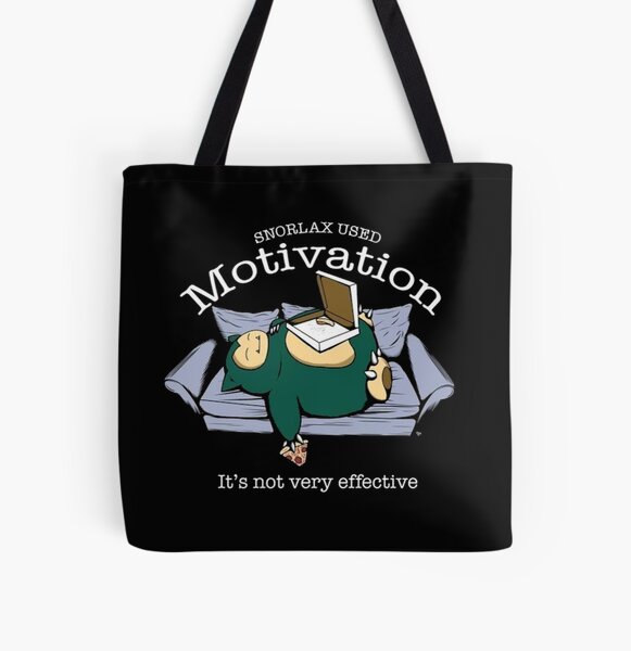 Snorlax Allover-Print Tote Bag