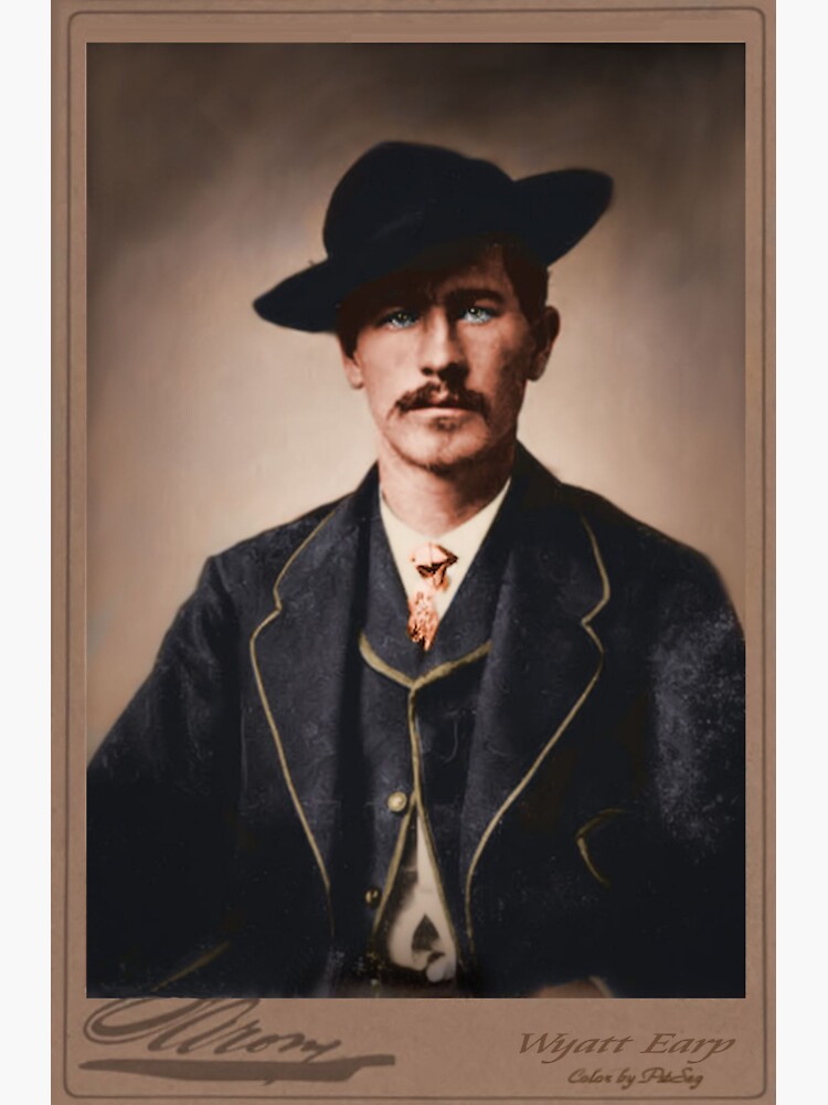 Wyatt Earp 1848 1929 Sticker By Patseg Redbubble