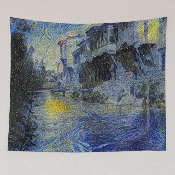 Item preview, Barada River of Damascus - Starrynight designed and sold by Homsalgia.
