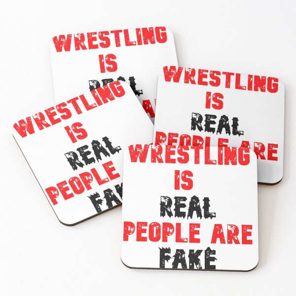 Item preview, Wrestling Is Real People Are Fake designed and sold by Rulaly.