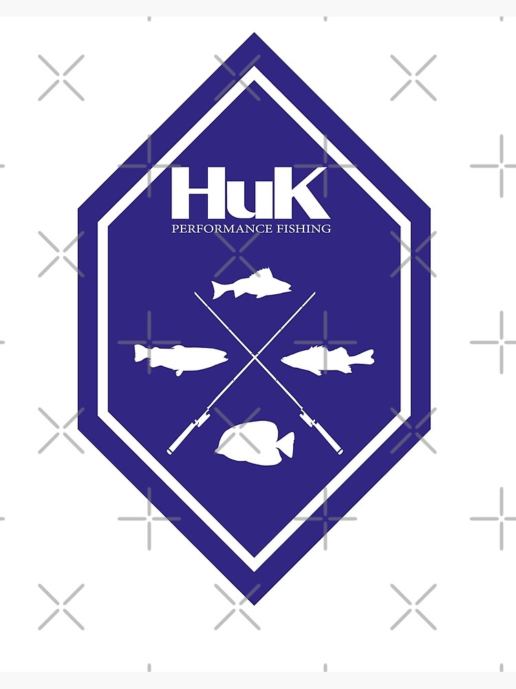 HUK Fishing pro performance fishing Art Board Print for Sale by