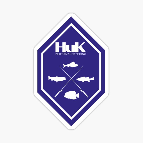 HUK Fishing pro performance fishing Sticker for Sale by