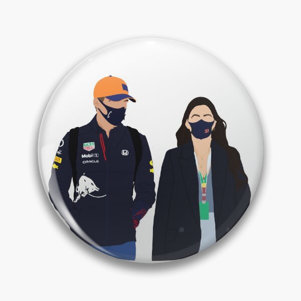 Item preview, Max Verstappen and his girlfriend Kelly Piquet  designed and sold by royaldutchness.