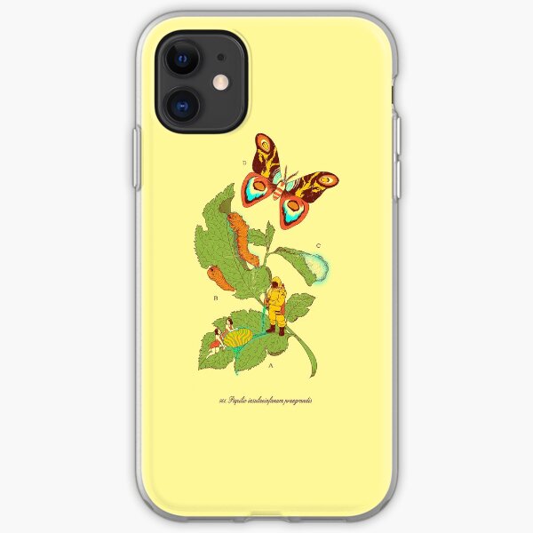 Papilio Insulaeinfanum praegrandis (モスラ) iPhone Soft Case
