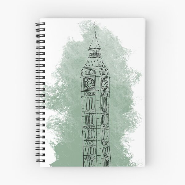 Item preview, Green Big Ben designed and sold by ThePearlshopbyD.