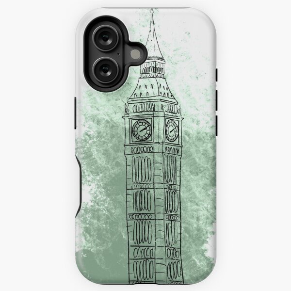 Item preview, Green Big Ben designed and sold by ThePearlshopbyD.