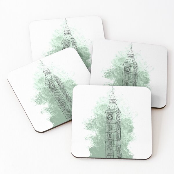 Item preview, Green Big Ben designed and sold by ThePearlshopbyD.
