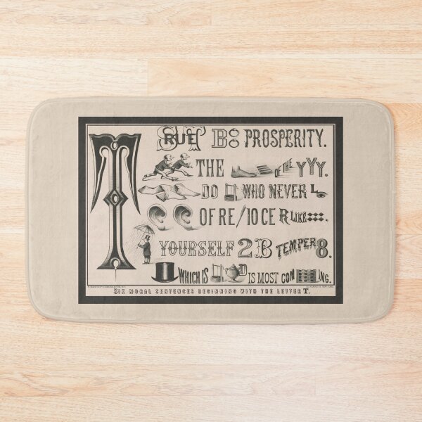 Item preview, Six Moral Sentences Beginning With The Letter T - Vintage Currier & Ives Enhanced Reproduction designed and sold by molamode.