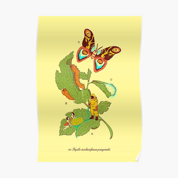 Papilio Insulaeinfanum praegrandis (モ ス ラ) Poster