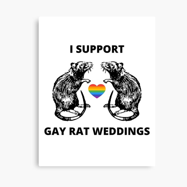 Gay Rat Wedding Wall Art for Sale Redbubble