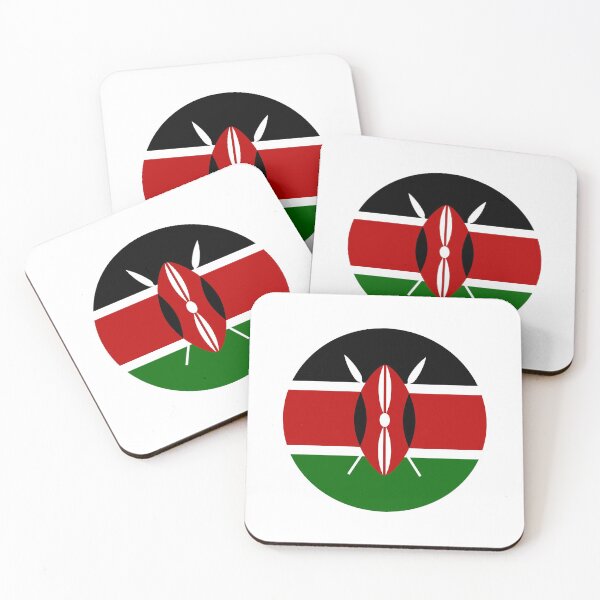 Item preview, Kenya Kenyan flag flag designed and sold by GeogDesigns.