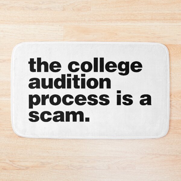 Item preview, college auditions designed and sold by broadwayraccoon.
