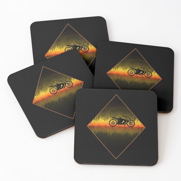 Item preview, Motorcycle pounding flames designed and sold by CallSignNacho.