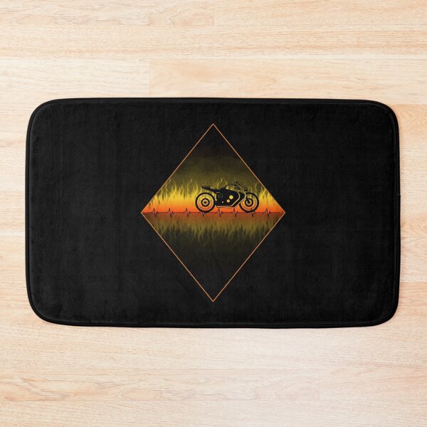 Item preview, Motorcycle pounding flames designed and sold by CallSignNacho.