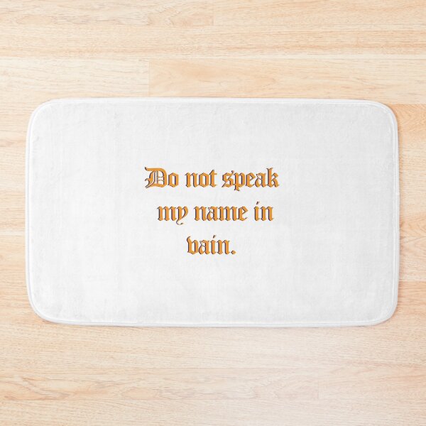Item preview, Do not speak my name in vain (orange) designed and sold by Afternext.