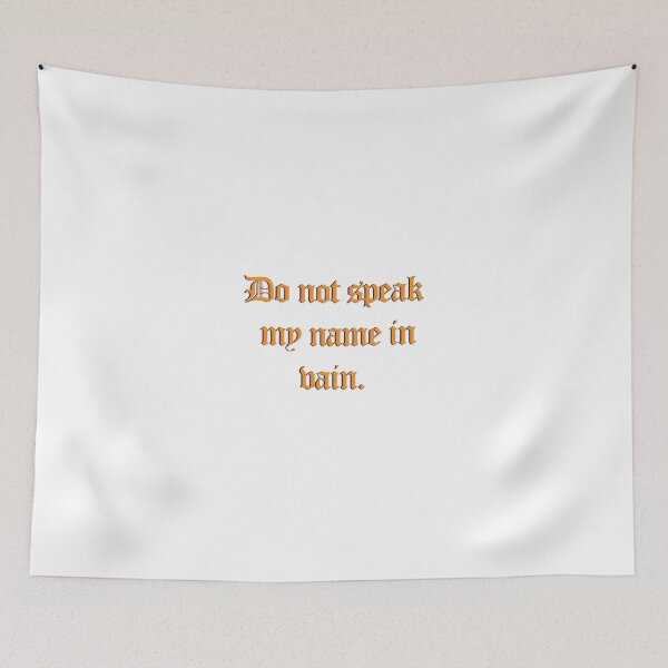 Item preview, Do not speak my name in vain (orange) designed and sold by Afternext.