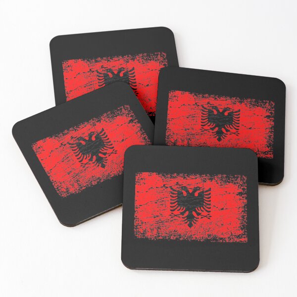 Item preview, Albania Albanian flag flag designed and sold by GeogDesigns.