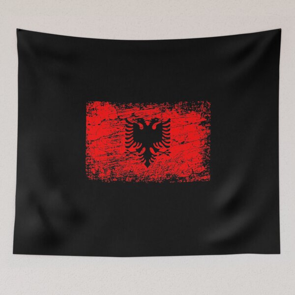 Item preview, Albania Albanian flag flag designed and sold by GeogDesigns.