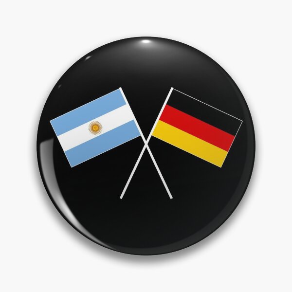 Item preview, Argentina Germany flag flag designed and sold by GeogDesigns.