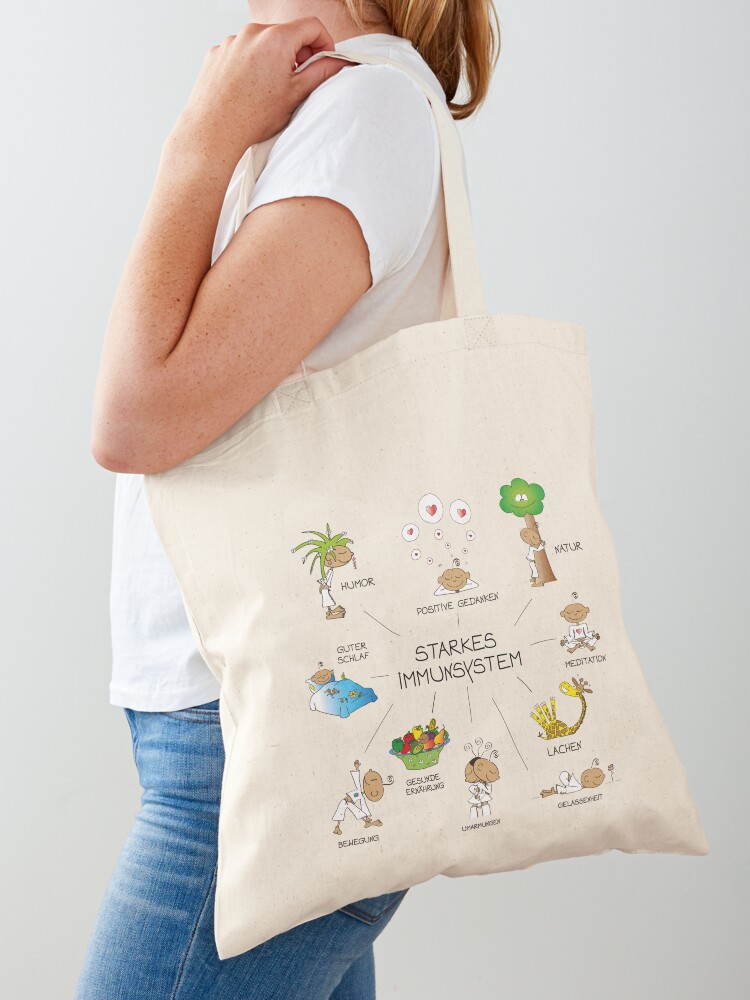 immune system Tote Bag by der-kleine-yogi