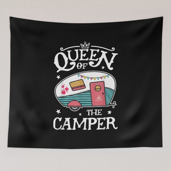 Item preview, Queen of the Camper T shirt Outdoor Camping Camper Girls Summer designed and sold by travellb.