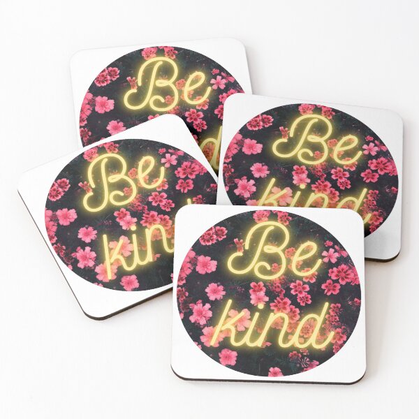 Item preview, be kind flowers neon design  designed and sold by Phiiilo.