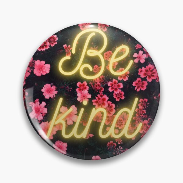 Item preview, be kind flowers neon design  designed and sold by Phiiilo.