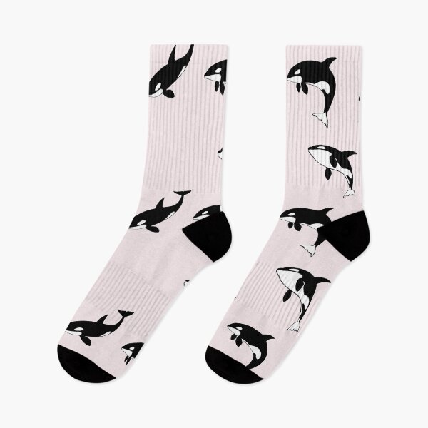 Item preview, Funny Orca in Pink Pattern designed and sold by NechEmpire.