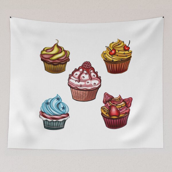 Item preview, Cupcake sticker pack designed and sold by cfurguson.