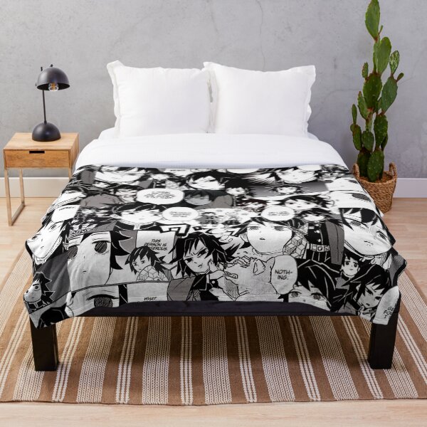 Derp Giyuu Collage (Demon Slayer) Throw Blanket