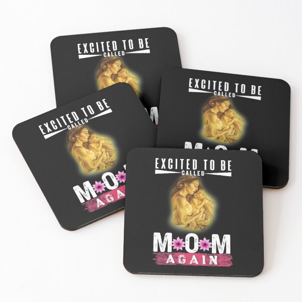 Item preview, EXCITED TO BE CALLED MOM AGAIN designed and sold by Hussain Shirts.
