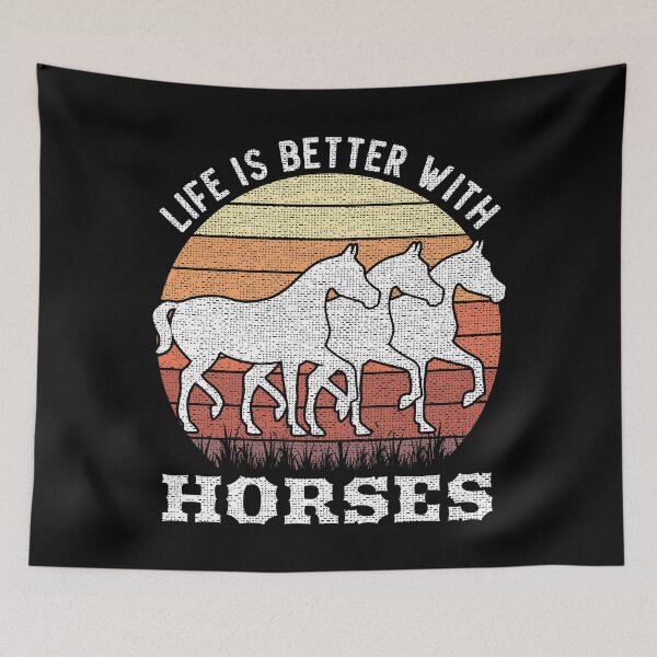 Item preview, Life Is Better With Horses designed and sold by MarkTees.