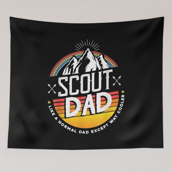 Item preview, Retro Scout Dad T Shirt for Camping Lovers Summer designed and sold by travellb.
