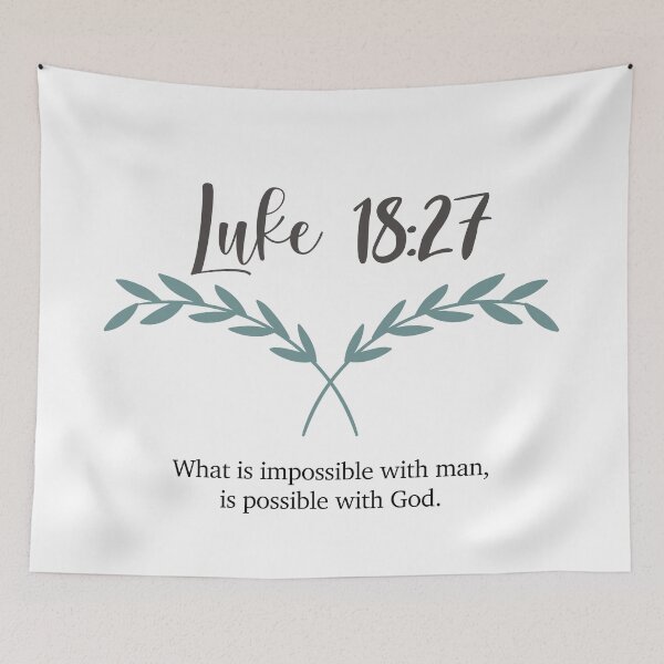 Item preview, Luke 18:27 designed and sold by serendipitous08.