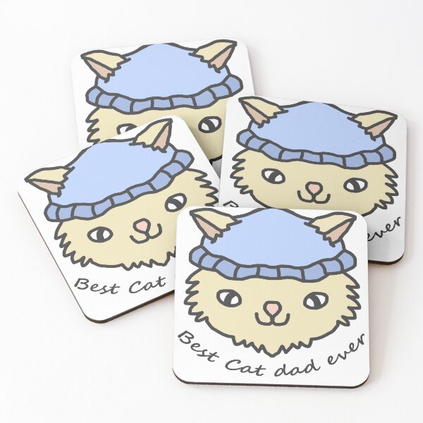 Item preview, The best cat dad ever, father's day designed and sold by Jacobo Correa.
