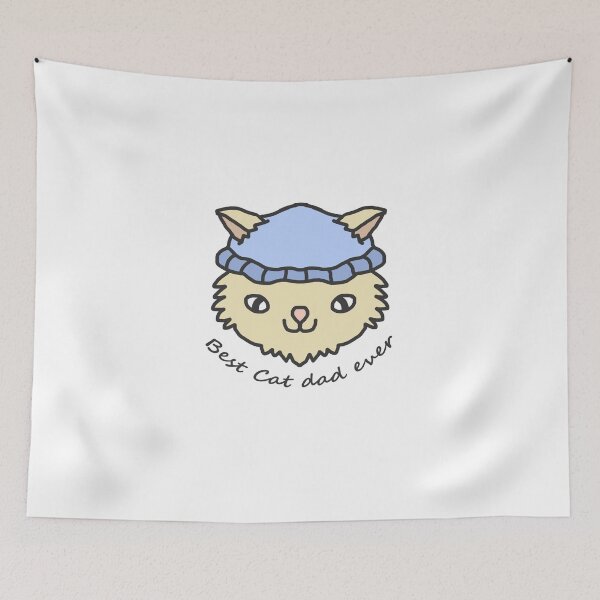 Item preview, The best cat dad ever, father's day designed and sold by Jacobo Correa.